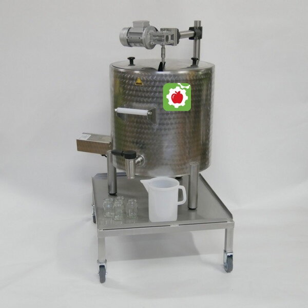 Varný kotol na džem 150 l s miešadlom