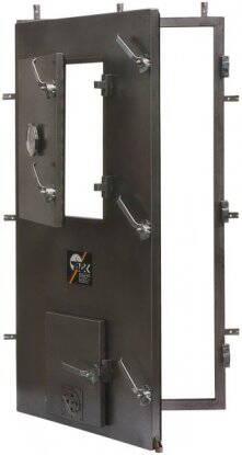 Dvere s rámom pre udiarne