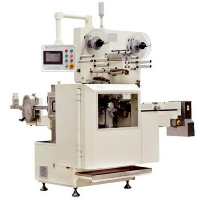 Stroj na rezanie a balenie v jednom