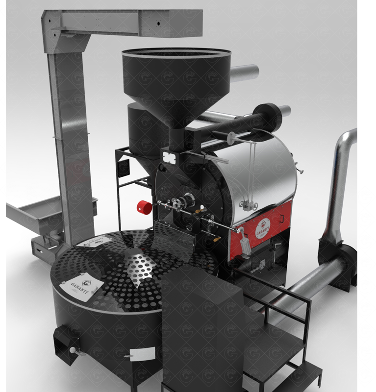 ATLANTICA pražiareň, 360 kg – PREMIX SYSTEM (priamy plameň)