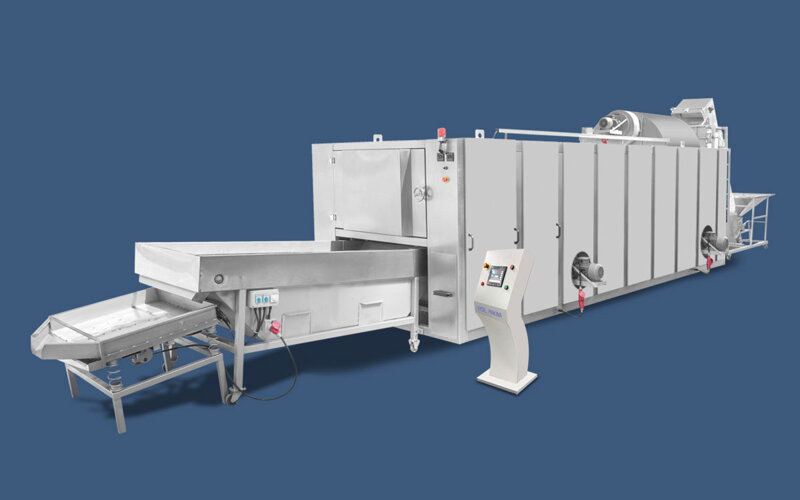 Pražiareň orechov ALP 600 – 3 dopravníky